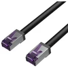 Shiverpeaks Kabelis krosowy Flexline RJ-45, Cat 6a, S/FTP, juoda, 1.5 m (FL31-28155)