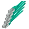 S-Conn S/CONN RJ45-RJ45, m-m, 1m, 1 m, Cat6, S/FTP (S-STP), RJ-45, RJ-45, žalias