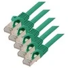 S-Conn S/CONN RJ45-RJ45, m-m, 0,5 m, 0,5 m, Cat7, S/FTP (S-STP), RJ-45, RJ-45, žalias