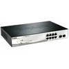 Šakotuvas D-Link DGS-1210-10P, valdomas, L2, Gigabit Ethernet (10/100/1000), Power over Ethernet (PoE), montavimas į stelažą, 1U
