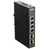 Šakotuvas D-Link DIS-100G-6S Switch L2 Unmanaged Industrial, 4x10/100/1000Base-T jungtys, Plieninis korpusas | D-Link