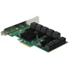 „Delock“ 16 prievadų SATA PCI Express x4 plokštė