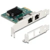 Delock PCI Express x1 Netzwerkkarte Gigabit LAN 2 x RJ45 BCM