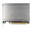 Delock PCI Express x16 Karte zu 4 x intern NVMe M.2 Key M mit Khlkrper - Bifurcation (LxB: 145 x 111 mm)