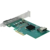 Delock 89051 - PCIe - SATA - žemo profilio - 6 Gbit/s - 0,1,10,JBOD - 0 - 50 °C
