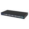 Šakotuvas Switch Lanview LVN-1UMOUNT (Unmanaged 48-Port RJ45 With 2)