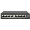 Šakotuvas Level One Switch LevelOne LevelOne GES-2108P jungiama ir tinklo jungtys Valdomas L2 Gigabit Ethernet (10/100/1000) PoE palaikymas Juodas