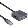 USB Hub - LINDY USB 3.0 Hub, 4 Prievadai, 5 m, Juodas