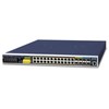 Šakotuvas Switch Planet IGS-6325-24P4X (IP30 19'' Rack Mountable Ind L3)