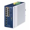 Šakotuvas Planet Technology PLANET IP30 Industrial L2/L4 8 prievadų, valdomas, L2/L4, gigabito Ethernet (10/100/1000), pilnai dvipusis, montuojamas ant sienos