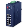 Šakotuvas Planet Technology PLANET IP30 Industrial 4 prievadų, 10,100,1000 Mbit/s, IEEE 802.3, IEEE 802.3ab, IEEE 802.3at, IEEE 802.3bt, IEEE 802.3u, Mėlyna, -40 - 75 °C, 5 - 90%, -40 - 75 °C