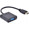 PremiumCord HDMI į VGA konverteris su 3,5 mm stereo lizdo garsu, juodas