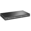 Šakotuvas TP-Link Omada 48 prievadų gigabito L2+ valdomas komutatorius su 4 SFP lizdais, valdomas, L2+, gigabito Ethernet (10/100/1000), montuojamas į stelažą, 1U