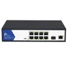 Šakotuvas Jungiklio vertė VALUE PoE+ Gigabit Ethernet jungiklis, 8+2 uplink prievadai (1x GbE + 1x SFP)