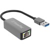 Šakotuvas XtremeMac XWH-AAE-13, USB A tipo, RJ-45, Kištukas, Sidabras, 1 Gbit/s, 1 vnt.