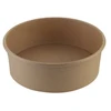 Salotų dubuo paprastas rudas 750 ml Ø185x50 mm 26 oz 50 vnt./pak Rudas 1x1x1 mm (50 vnt.)