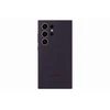 Dėklas Tamsiai violetinis „Samsung Galaxy S24 Ultra“ silikoninis dangtelis