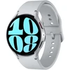 Išmanusis laikrodis Samsung Galaxy Watch 6 LTE, 44 mm, Sidabrinės spalvos korpusas su pilkos spalvos dirželiu