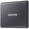 Kietasis diskas Nešiojamasis SSD diskas „Samsung T7“, 2 TB, USB C tipo, 3.2 Gen 2 (3.1 Gen 2), 1050 MB/s, slaptažodžio apsauga, pilkas
