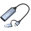 SANDBERG HDMI įrašymo jungtis su USB-C/A
