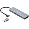 Sandberg USB-C/A iki 2xUSB-A + 2xUSB-C šakotuvas