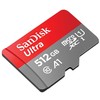 Atminties kortelė Tab SanDisk Ultra MikroSDXC 512 GB klasė 10 UHL- / U1 A1 (SDSQUAC- 512G- GN6FA)