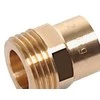 Sanha 15 mm x 1/2 pusės jungtis litavimui - pistoleto metalo