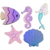 Santex Mermaid medinė stalo dekoracija, 10 vnt.
