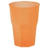 Santex Oranžinis plastikas drinking glasses 420 ml, 6 pcs