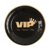 Santex VIP popierinės lėkštės Holivudo tema, 10 vnt. rinkinys