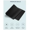 SATECHI Vegan-Leather Premium stalo kilimėlis (Juodas)