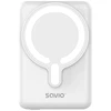 Savio BA-13 power bank 10000 mAh Wireless charging Baltas