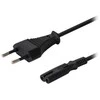 Maitinimo Laidas - SAVIO CL-100 1.8m IEC Type E C7 2.5A Juodas