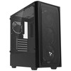 Savio Noctis Flow, Kubinis, PC, Juoda, ATX, micro ATX, Mini-ITX, Namams/Buitui, 17 cm