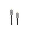 SBOX CABEL USB 3.1 -> USB 3.1 TYPE C M/M 1,5 M 100 W, 1,5 m, USB C, USB C, USB 3.2 Gen 1 (3.1 Gen 1), 10 Gbit/s, juoda, pilka
