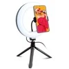 Objektyvas Žiedinė lempa SBS Mobile TESELFIERINGCLIP, LED, Juodas, Baltas, USB, 5 V, 20 cm, 200 mm