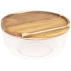 Scandinavian Home Szklana miska su dangteliu HOME Small