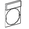 Schneider Electric ZBY2186, Juoda, 30 mm, 40 mm, 1 vnt.