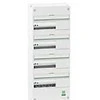 Schneider Electric Dangtelis ant sienos montuojamas grupinis skirstomasis skydas „Resi9 CX“ 4 eilučių 13 modulių baltas RAL9003 be durelių