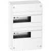 Schneider Electric Dangtelis ant sienos montuojamas grupinis skirstomasis skydas „Resi9 CX“ 2 eilės 13 modulių baltas RAL9003 be durelių