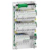 SCHNEIDER ELECTRIC Iš anksto surinkta Resi9 XP PW grupinė plokštė, 3 eilės, 13M: 1xAFB, 1xSPD + 2xRCD + 7xC10A 1PN + 2xC16A 3PN + 1xC10A 3PN