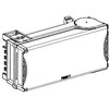 Schneider Electric KSB100SE4, Balta, 128 mm, 220 mm, 444 mm, 5kg, 240 mm