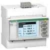 Schneider Electric „Schneider“ tinklo parametrų matuoklis, skaitmeninis, skirtas DIN bėgeliui, su Modbus RS485 2 įvesčių/2 išvesčių ryšiu (METSEPM3255)