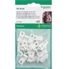 SCHNEIDER ELECTRIC Plastikinis spaustukas TK 10-14 baltos spalvos - 20 vnt.