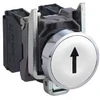 Schneider Electric Control mygtukas 22mm balta su spyruokliniu grįžtamu 1NC (XB4BA3341)