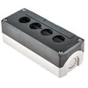 Schneider Electric 4 skylučių kasetės korpusas 22mm pilkas IP65 (XALD04)