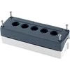Schneider Electric 5 skylių dėklas 22mm pilkas IP65 (XALD05)