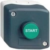 Schneider Electric XALD103 Gehäuse 1Drucktaster 1S START flach grün