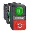 Schneider Electric XB5, mygtukas, žalias, IP66, IK05, II klasė, 30 mm