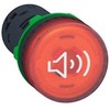 Schneider Electric XB5KS2M4 - Harmony Buzzer beleuchtbar in raudona O 22mm 230… 240 V